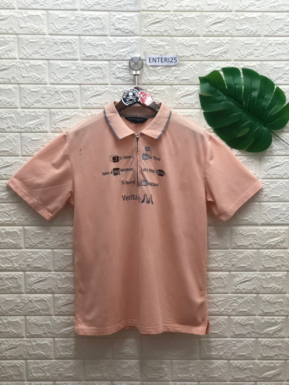 Gianmarco Venturi Red Cotton Men Polo Shirt main image 1