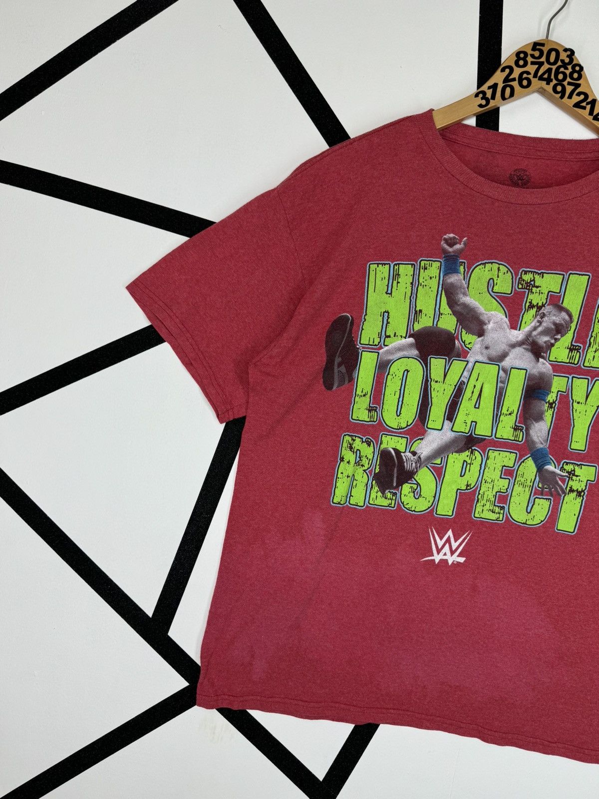Vintage Hustle Loyalty Respect John Cena WWE WWF T-shirt Big Logo H Size US M / EU 48-50 / 2 - 4 Thumbnail