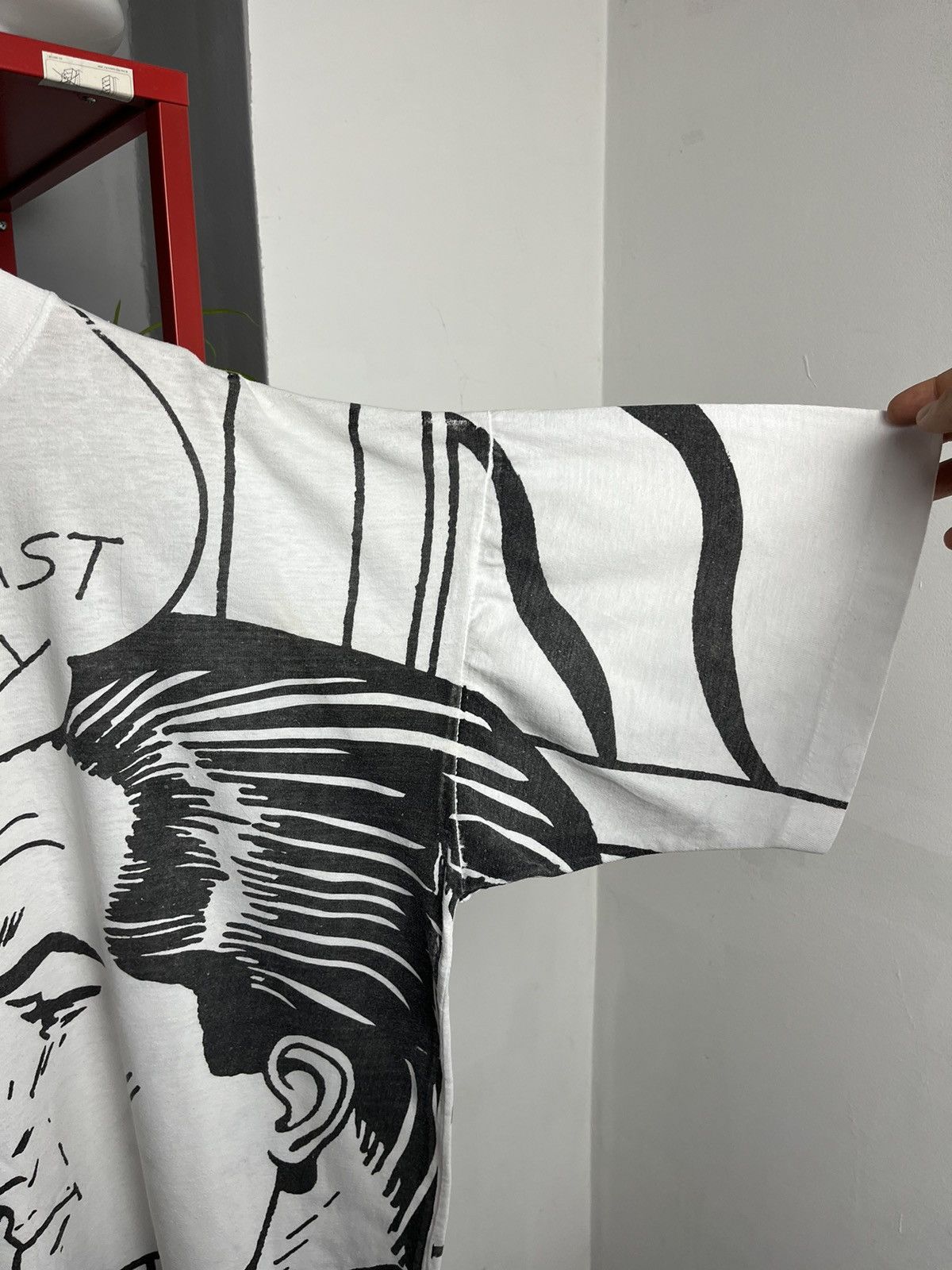 Vintage Rare Vintage 90s Roy Lichtenstein all over print comics tee Size US XL / EU 56 / 4 - 6 Thumbnail