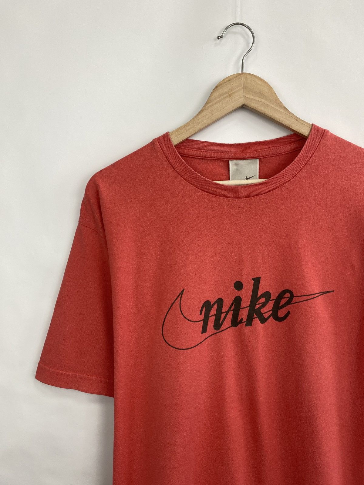 Nike 🇺🇸 Vintage 90s Nike Center Swoosh T-Shirt Made in USA Size US XL / EU 56 / 4 - 2 Thumbnail