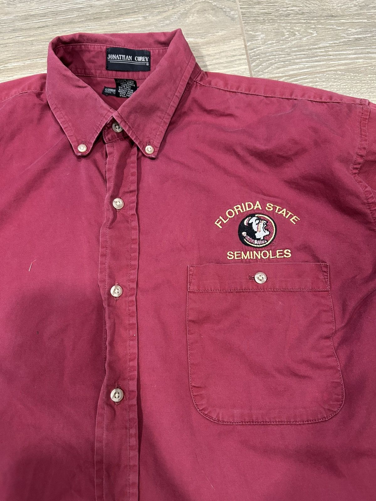 NCAA Vintage Single Stitch FSU Button-Up Size US XL / EU 56 / 4 - 1 Thumbnail
