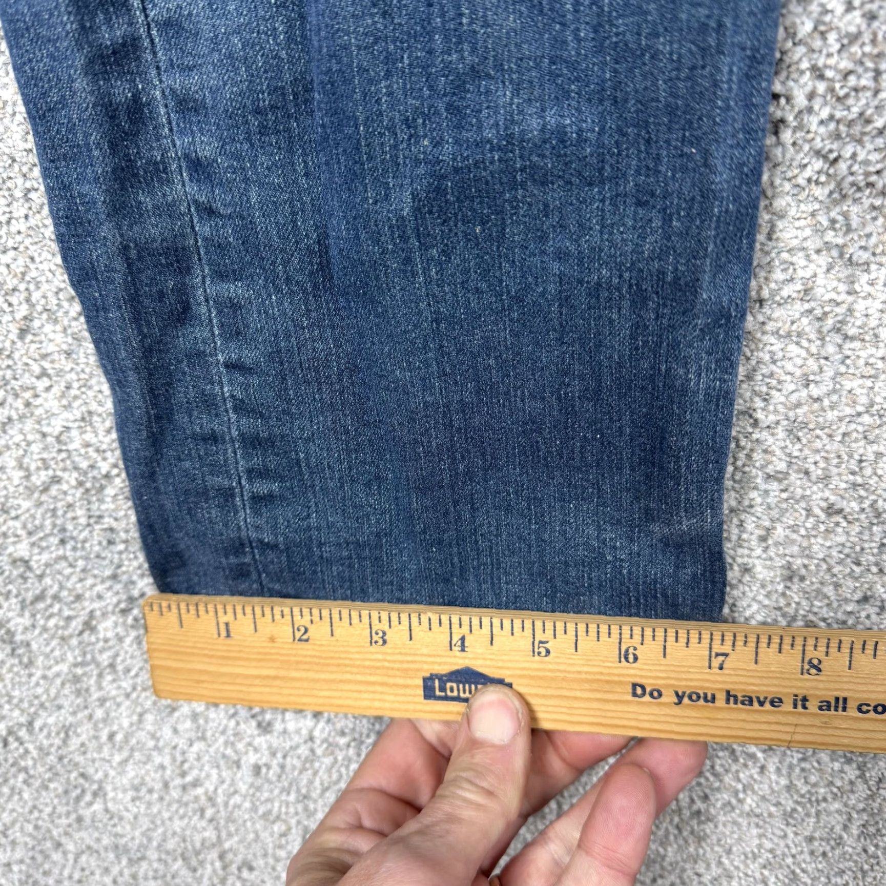Levi's Levi's Jeans Mens 34x34 Blue Slim Straight Fit Stretch Denim Zip Fly Classic Straight Leg Size US 34 / EU 50 - 5 Thumbnail