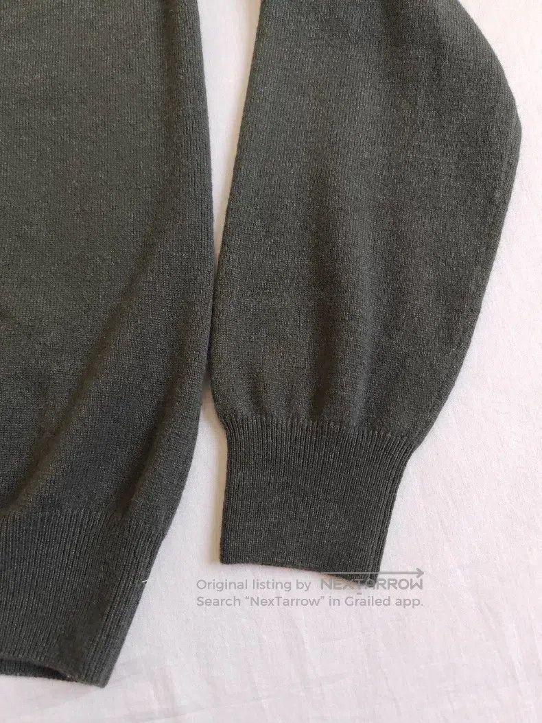 Hermes Hermes Cashmere zip-up jacket, olive green, 100% cashmere Size US L / EU 52-54 / 3 - 9 Thumbnail