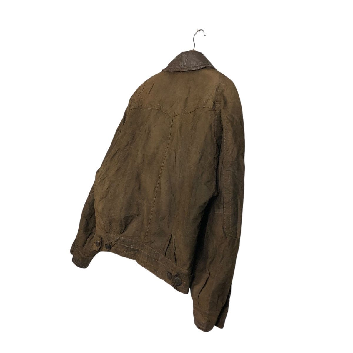 Vintage 🔥VINTAGE BOMBER LEATHER JACKET MAFFEI VERA PELLE ITALY Size US M / EU 48-50 / 2 - 12 Thumbnail