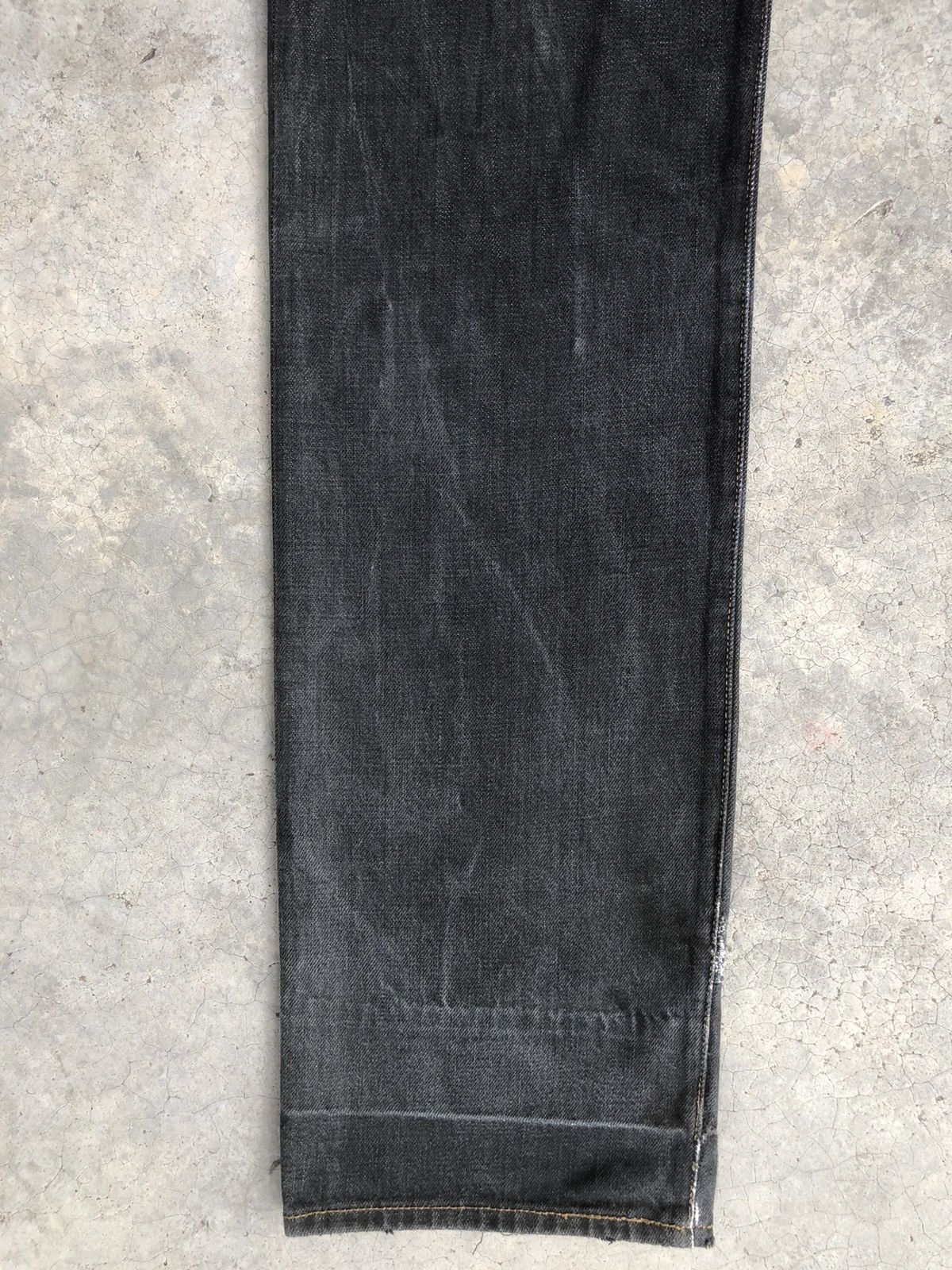 Japanese Brand Comme Ca Du Selvedge Denim Distressed Jeans Size US 30 / EU 46 - 6 Thumbnail