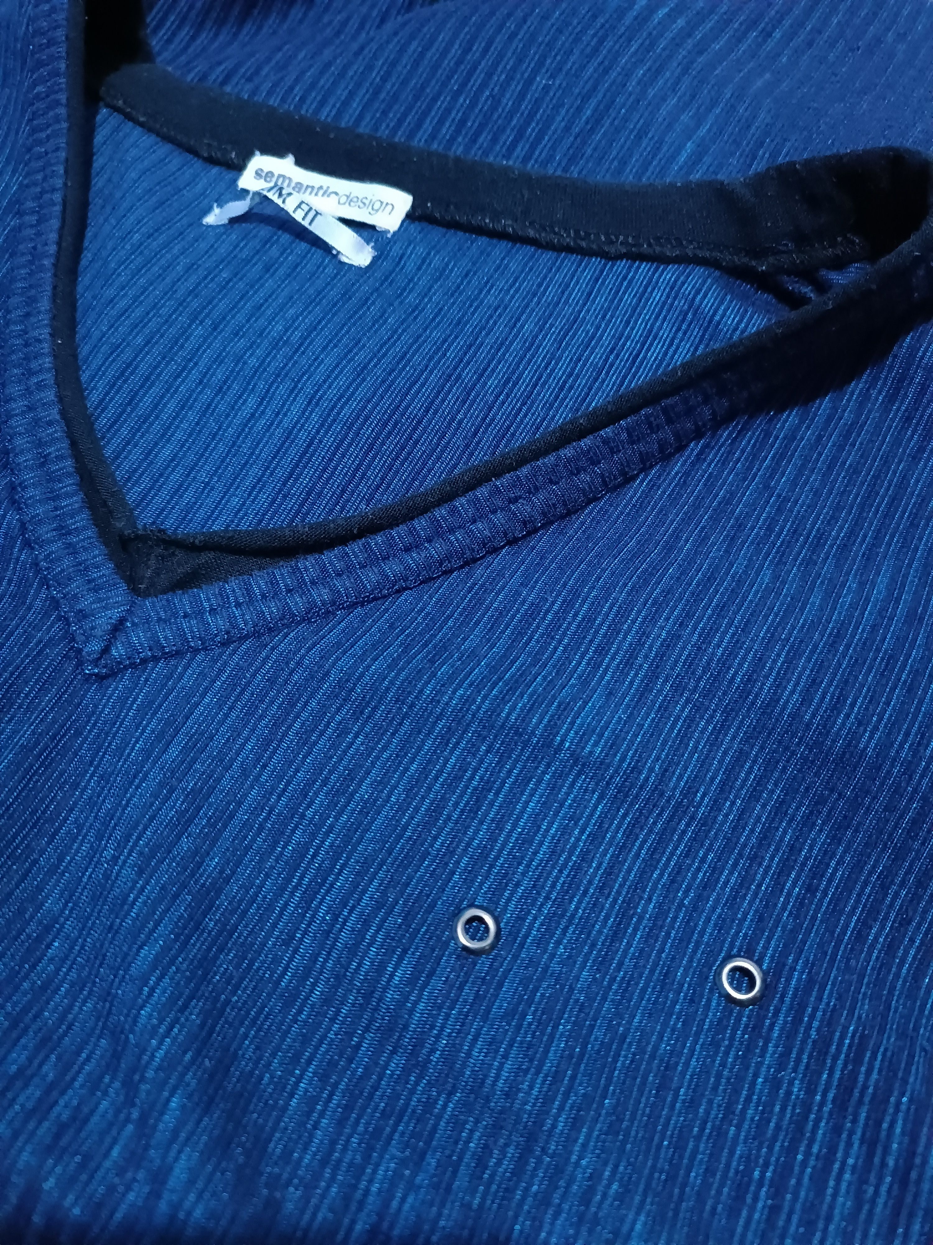 semanticdesign Sematic Design Double Layer V neck Long Sleeve T-shirt Size US L / EU 52-54 / 3 - 4 Thumbnail