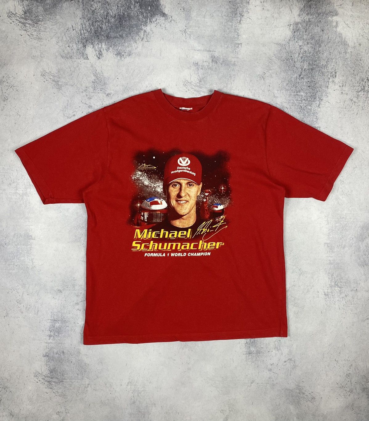 Vintage 2000s Michael Schumacher F1 World Champion T Shirt