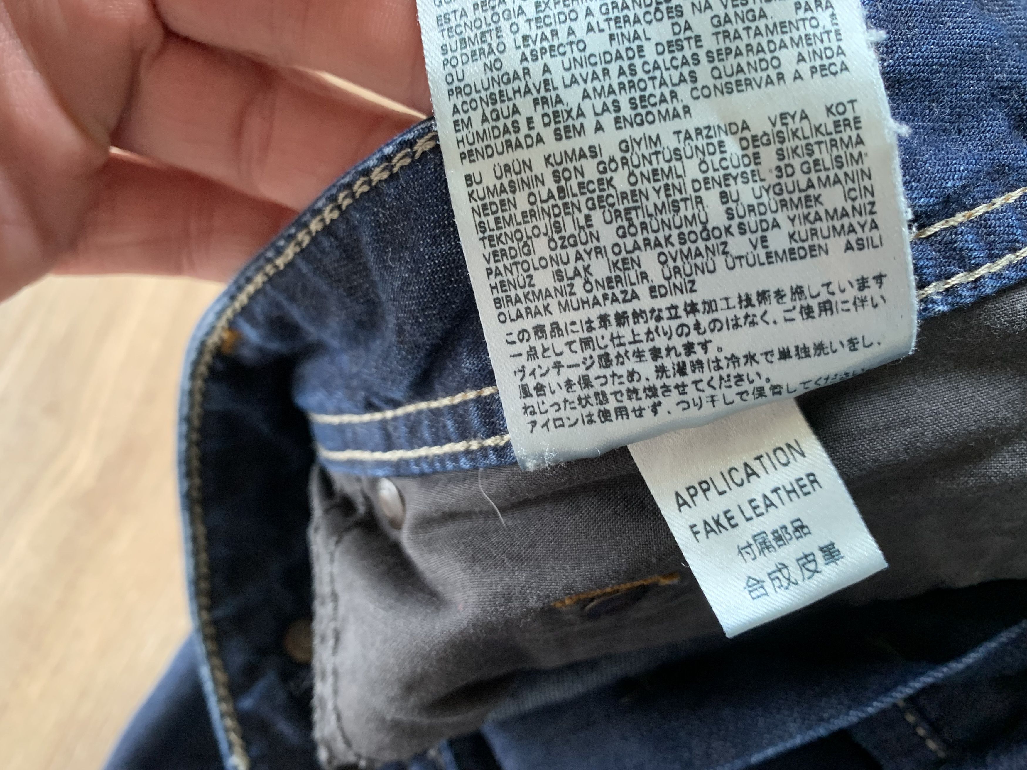 Diesel × Vintage Vintage Diesel Larkee Regular Straight Jeans Size US 34 / EU 50 - 13 Thumbnail