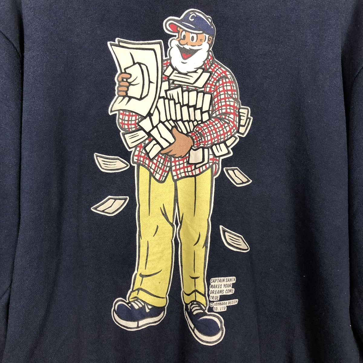 Hysteric Glamour 📌Vintage Captain Santa Sports Club Big Logo Sweatshirt Size US M / EU 48-50 / 2 - 16 Thumbnail