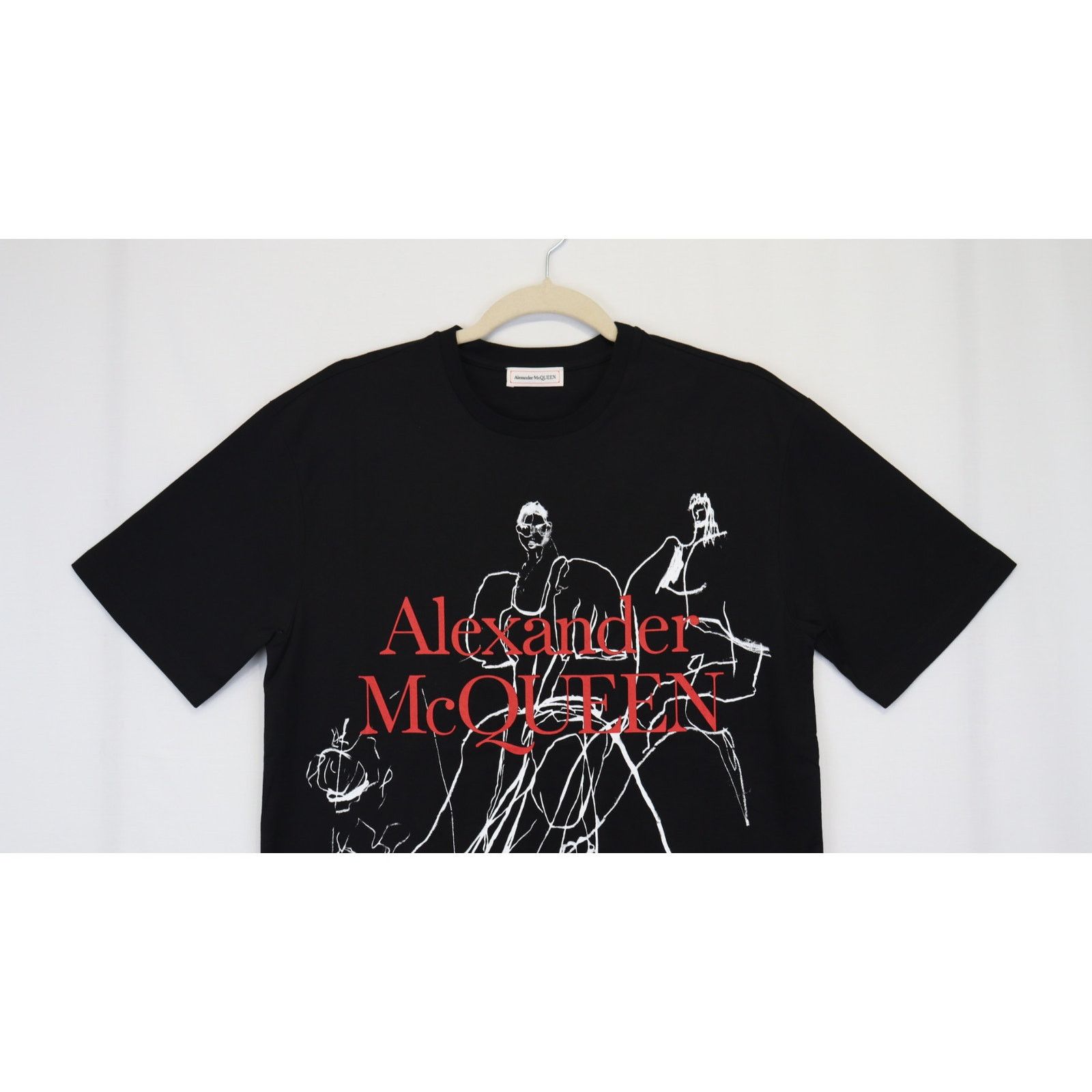 Alexander McQueen o1rshd1 ***Defective / T-Shirt in Black Size US S / EU 44-46 / 1 - 3 Thumbnail