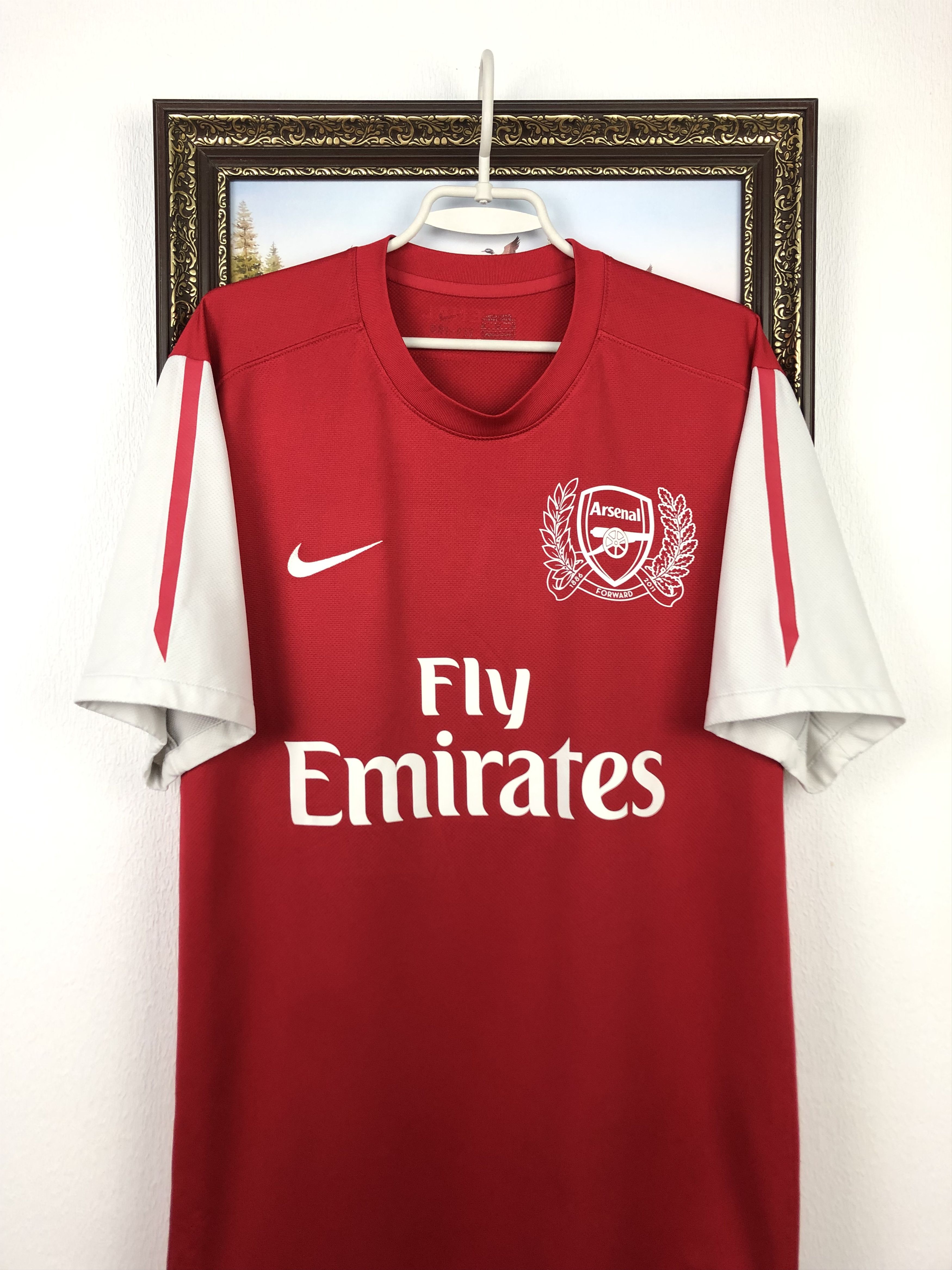Nike Arsenal football shirt Soccer Nike Jersey Gunners Tee Hype Size US XL / EU 56 / 4 - 2 Thumbnail