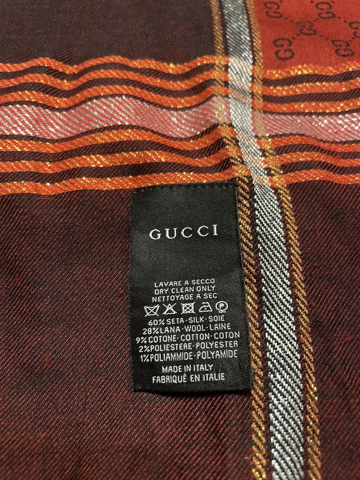 Gucci Gucci Monogram Scarf Shawl Size ONE SIZE - 2 Thumbnail