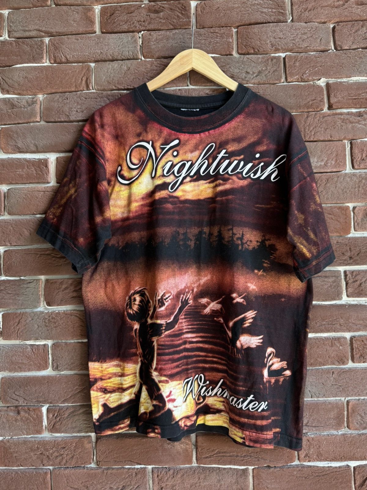 Band Tees 2000 Nightwish Wishmaster Vintage Metal All Over Print tee Size US L / EU 52-54 / 3 - 1 Thumbnail