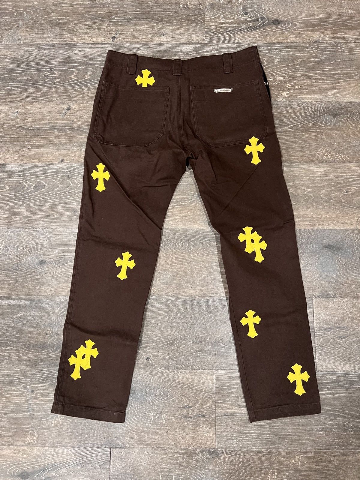 Chrome Hearts Chrome hearts 1 of 1 yellow patches brown carpenter sz 34 Size US 34 / EU 50 - 7 Thumbnail