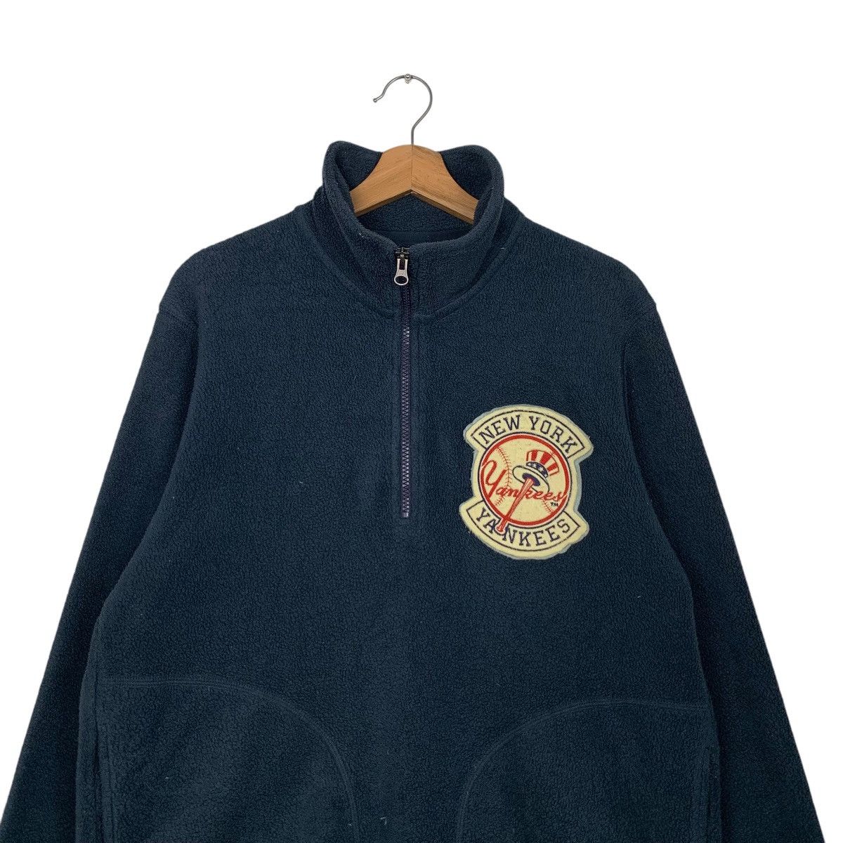 New York Yankees MLB New York Yankees Turtleneck Half Zip Fleece #2525-C114 Size US XL / EU 56 / 4 - 2 Thumbnail