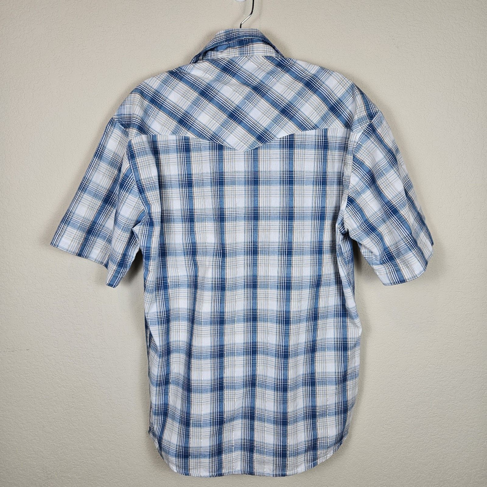 Wrangler Rustler by Wrangler Mens S Pearl Snap Shirt Size US S / EU 44-46 / 1 - 14 Thumbnail