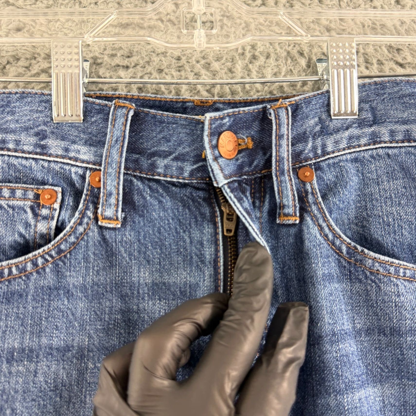 Madewell Madewell Jeans Womens Size 25 Blue Denim High Rise Cropped Demi-Boot 5-Pocket Regular Inseam 22 Size 42" / US 20 - 3 Thumbnail