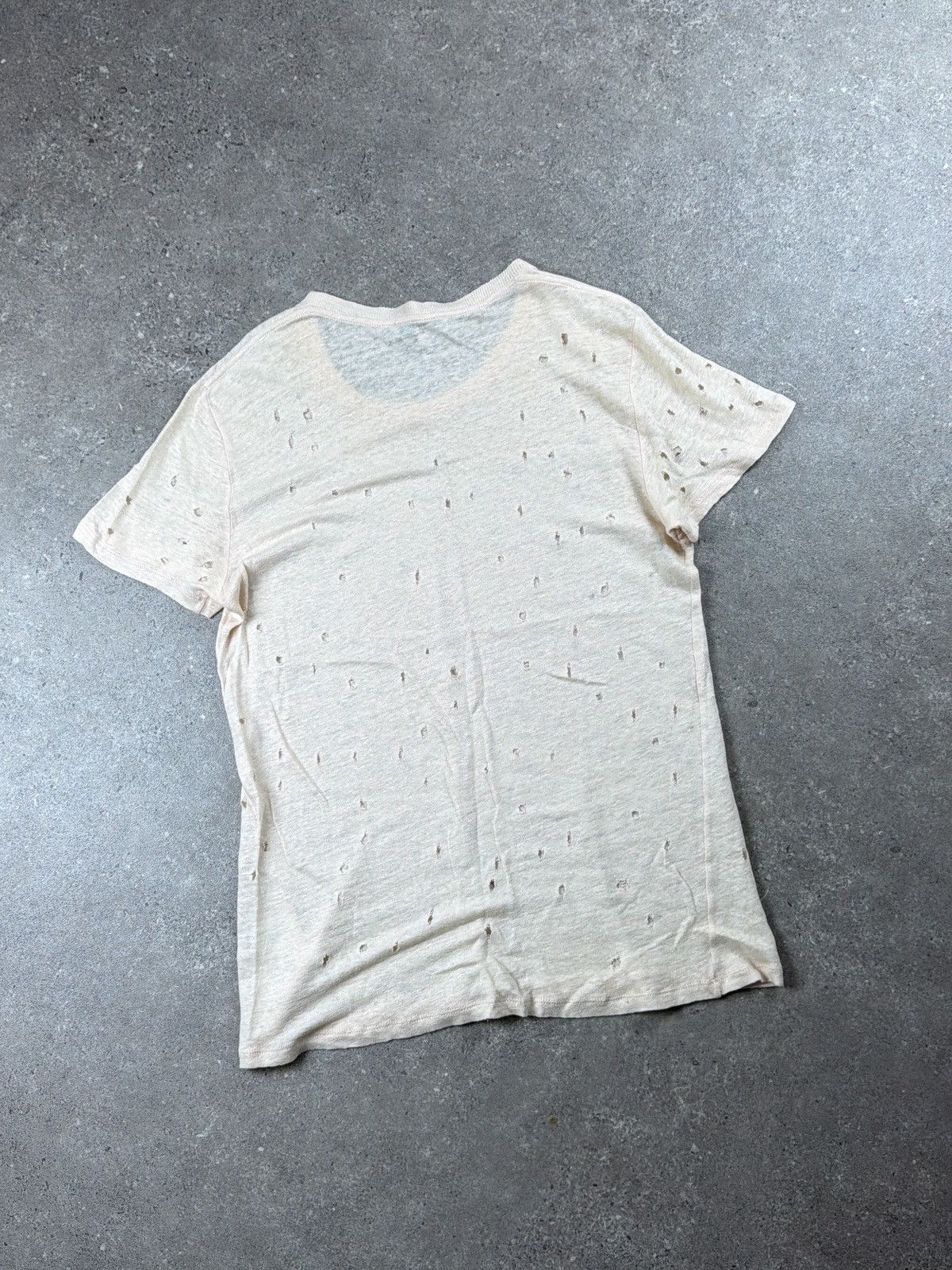 Iro Iro archive Distressed Linen japan T-shirt Size US S / EU 44-46 / 1 - 2 Thumbnail