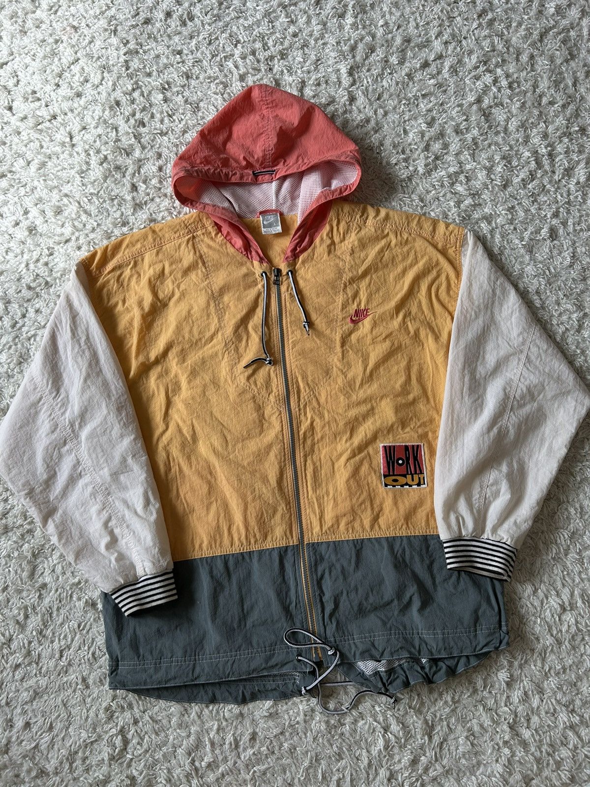 Nike × Vintage Vintage Nike Jacket Large Double rare rap y2k affliction Size US L / EU 52-54 / 3 - 1 Thumbnail