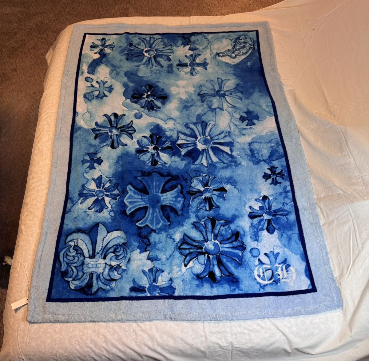 Chrome Hearts Water Color Beach Towel
