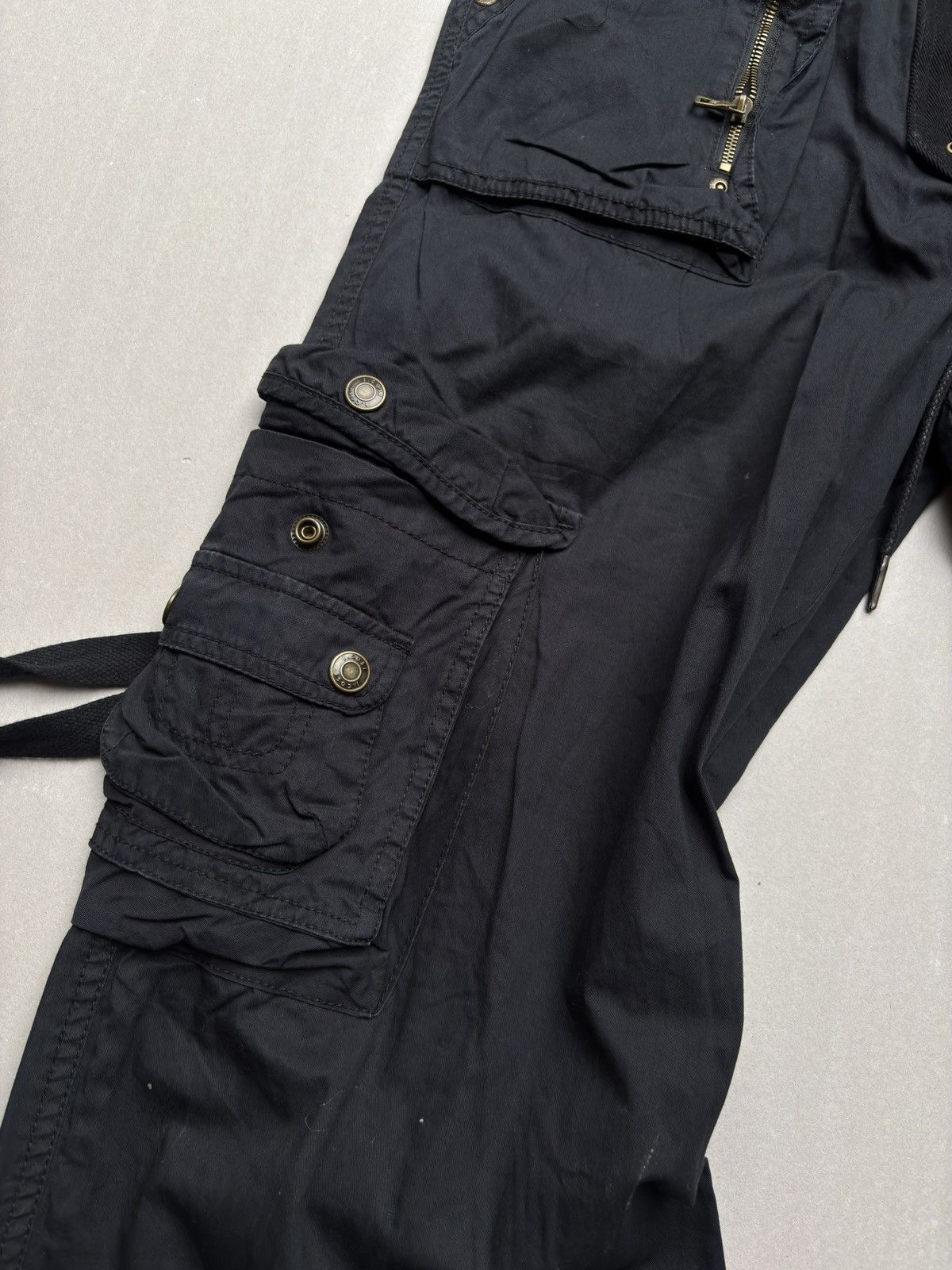 Japanese Brand COSI lace up flare cArgo pants Size US 28 / EU 44 - 4 Thumbnail