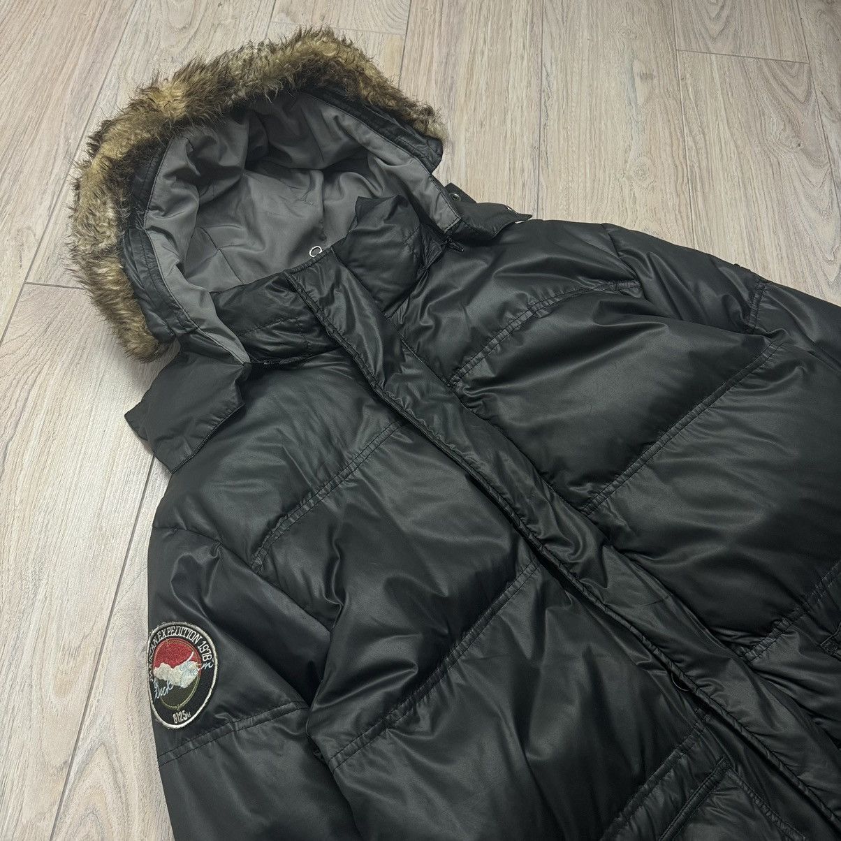 Fila Vintage Fila Rare Y2K Fur Drill Down Filled Puffer Jacket Size US M / EU 48-50 / 2 - 2 Thumbnail