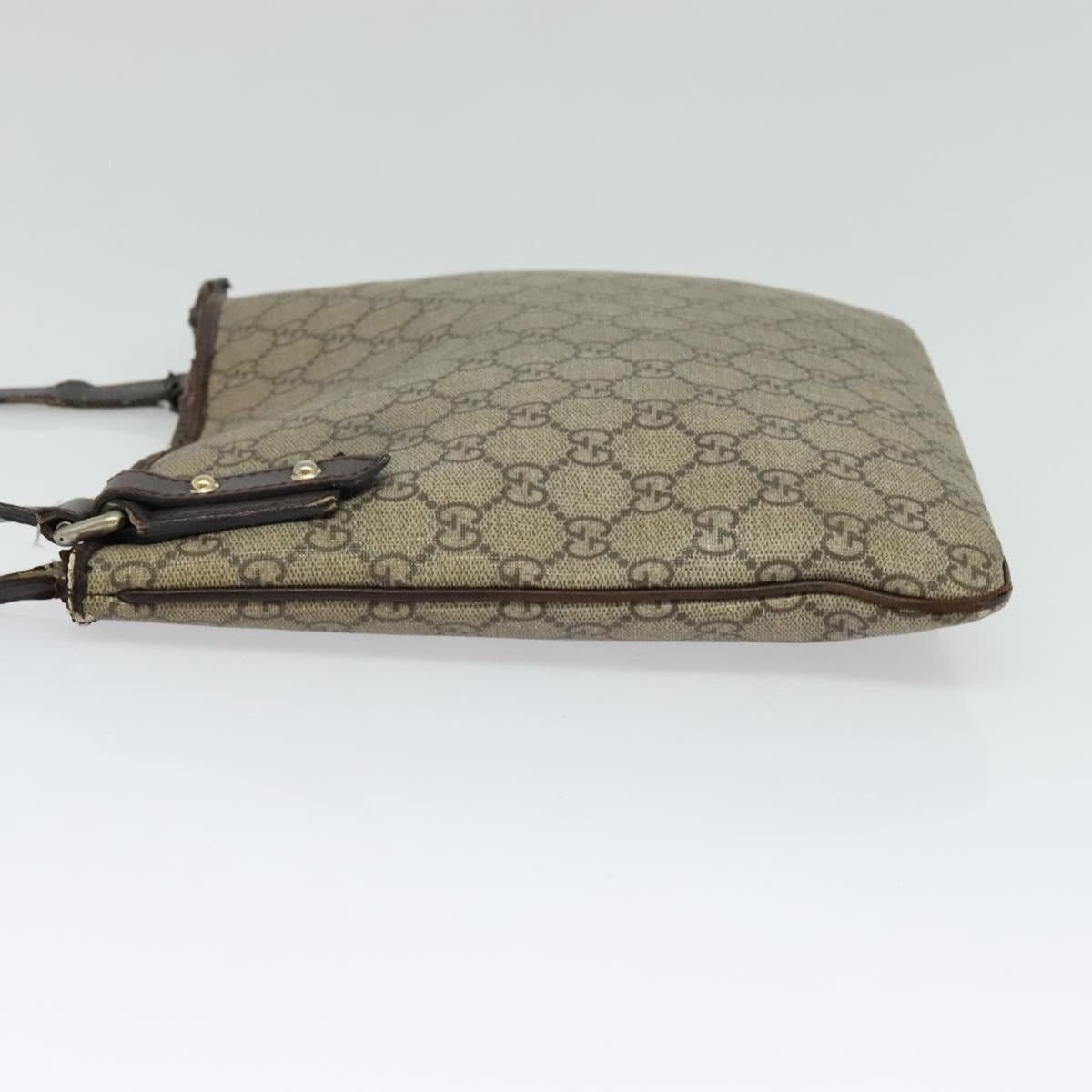 Gucci GUCCI GG Supreme Shoulder Bag Pvc Outlet Beige Silver Size ONE SIZE - 4 Thumbnail