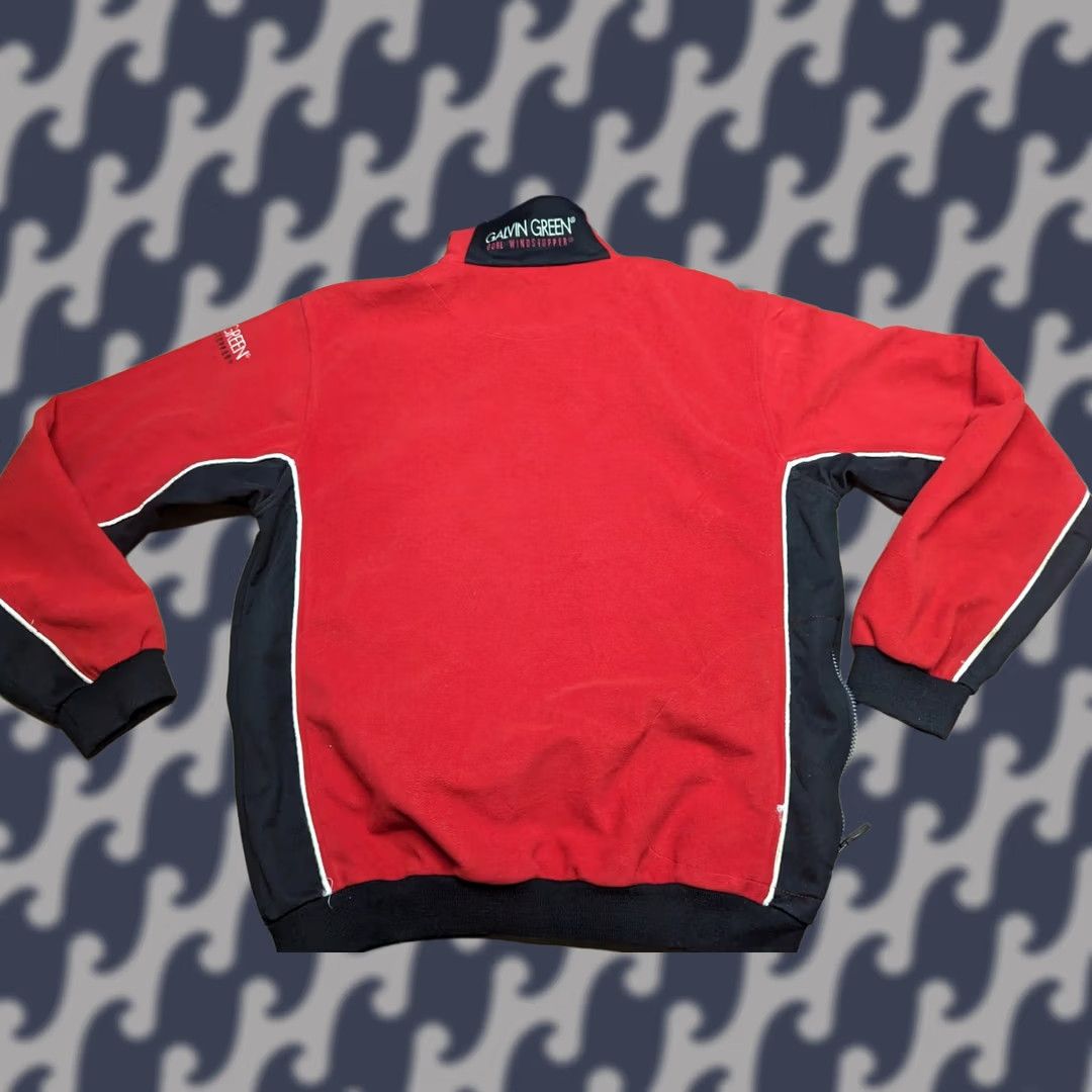 Galvin Green Galvin Green Mens Windstopper Jacket Gore-Tex Red Pullover 1/4 Zip L Windproof Waterproof Activewear Jacket Mens Red GW Windstopper Jacket Size US L / EU 52-54 / 3 - 1 Thumbnail