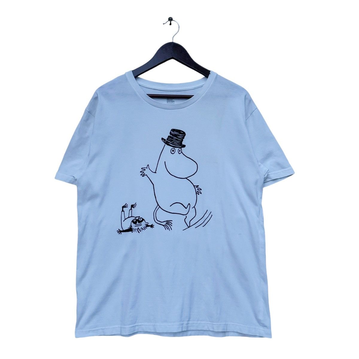 Cartoon Network × Japanese Brand Moomin Character Graniph Tee Size US M / EU 48-50 / 2 - 1 Thumbnail