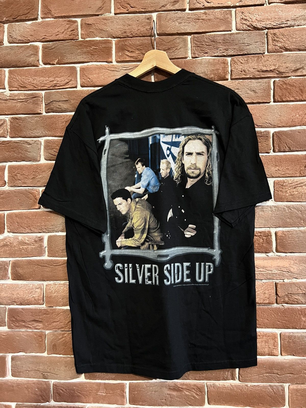 Band Tees Vintage 00s Nickelback Silver Side Tour Tee Rare Travis Y2K Size US L / EU 52-54 / 3 - 1 Thumbnail