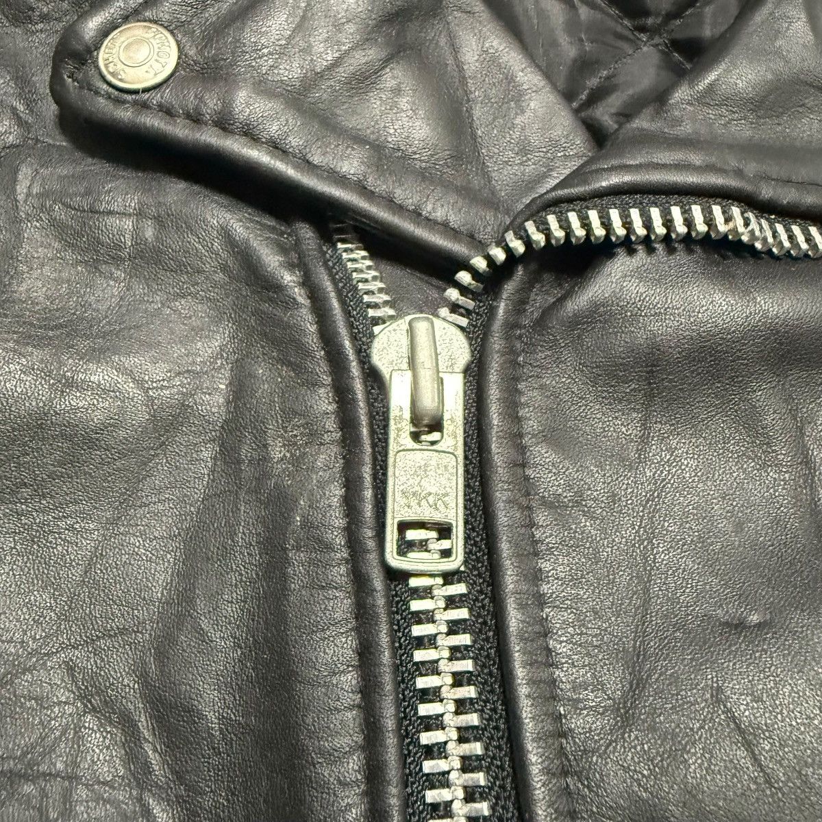 Schott Vintage 80s Schott Perfecto 618 Double Colar Leather Jacket Size US S / EU 44-46 / 1 - 6 Thumbnail