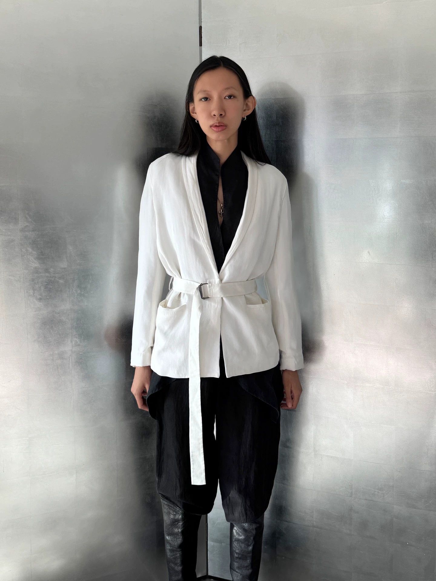 Helmut Lang Helmut Lang Vintage Archive Waist Cinched Blazer Size0 US Size XS / US 0-2 / IT 36-38 - 5 Thumbnail