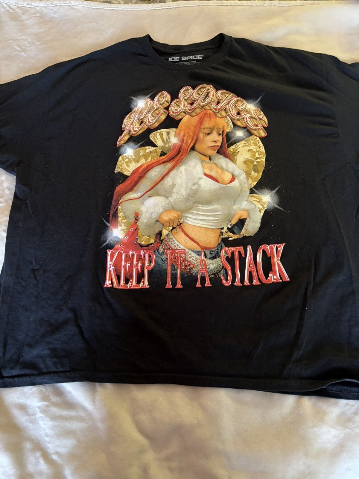Other Ice Spice Keep It A Stack Graphic T-Shirt Size US XXL / EU 58 / 5 - 2 Thumbnail