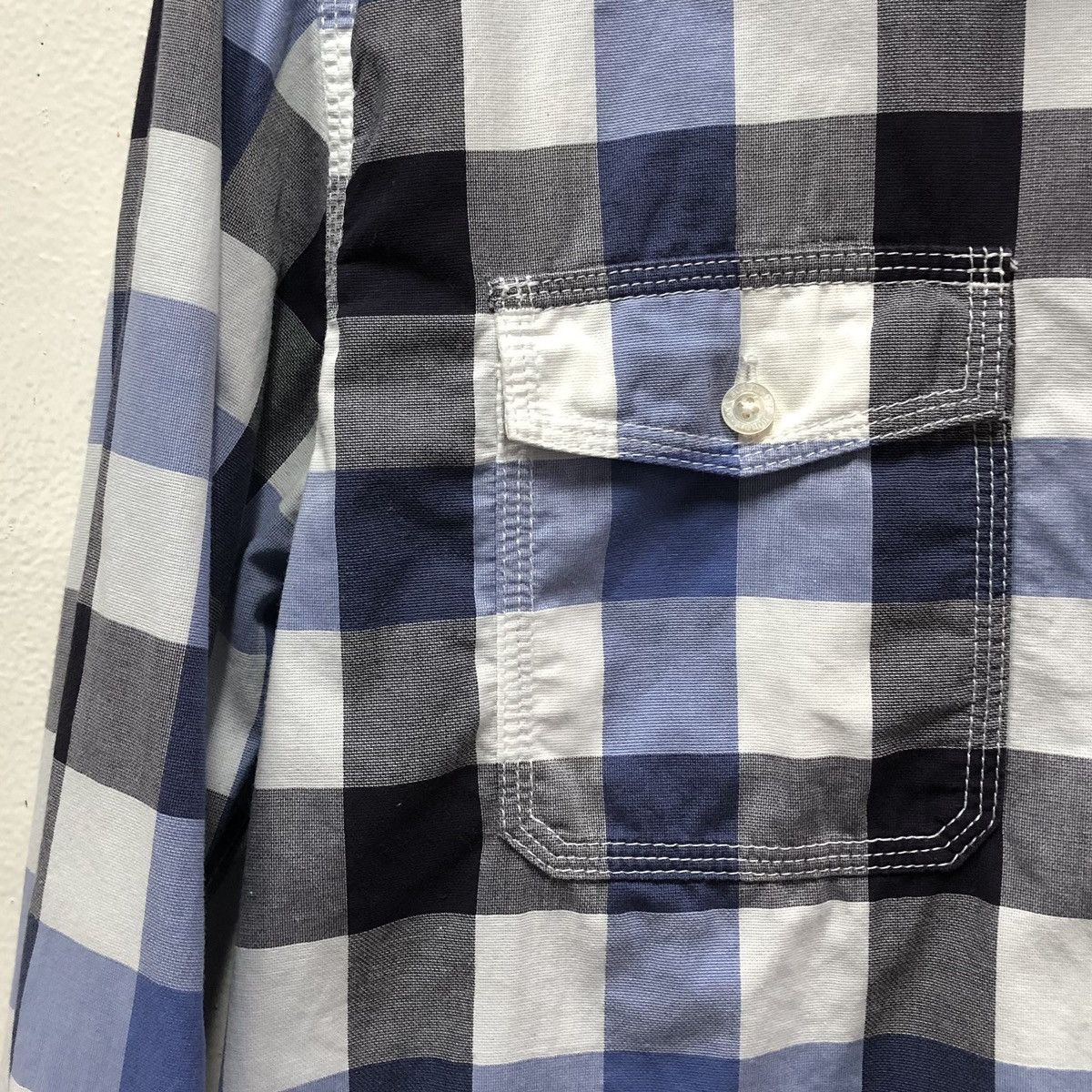 Burberry Authentic Burberry London Checkered Long Sleeve Shirt Size US M / EU 48-50 / 2 - 6 Thumbnail