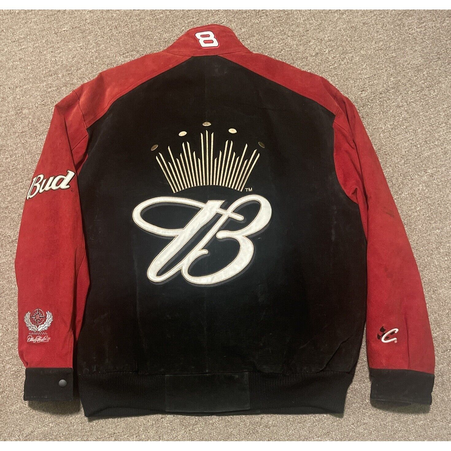 Wilsons Leather Vintage 90s Large Wilson Leather Chase NASCAR Dale Earnhardt Size US L / EU 52-54 / 3 - 2 Thumbnail