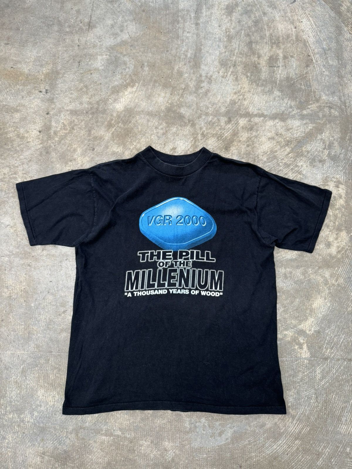 Vintage Vintage 90s 1990 Viagra The pill of the century Humour Shirt Size US XL / EU 56 / 4 - 2 Thumbnail