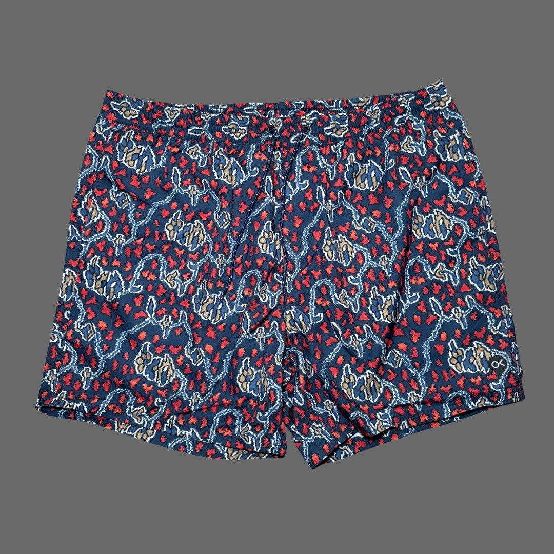 Outerknown Outerknown Nomadic Volley Shorts Blue Pattern Size L 1810054 Size US 34 / EU 50 - 1 Thumbnail