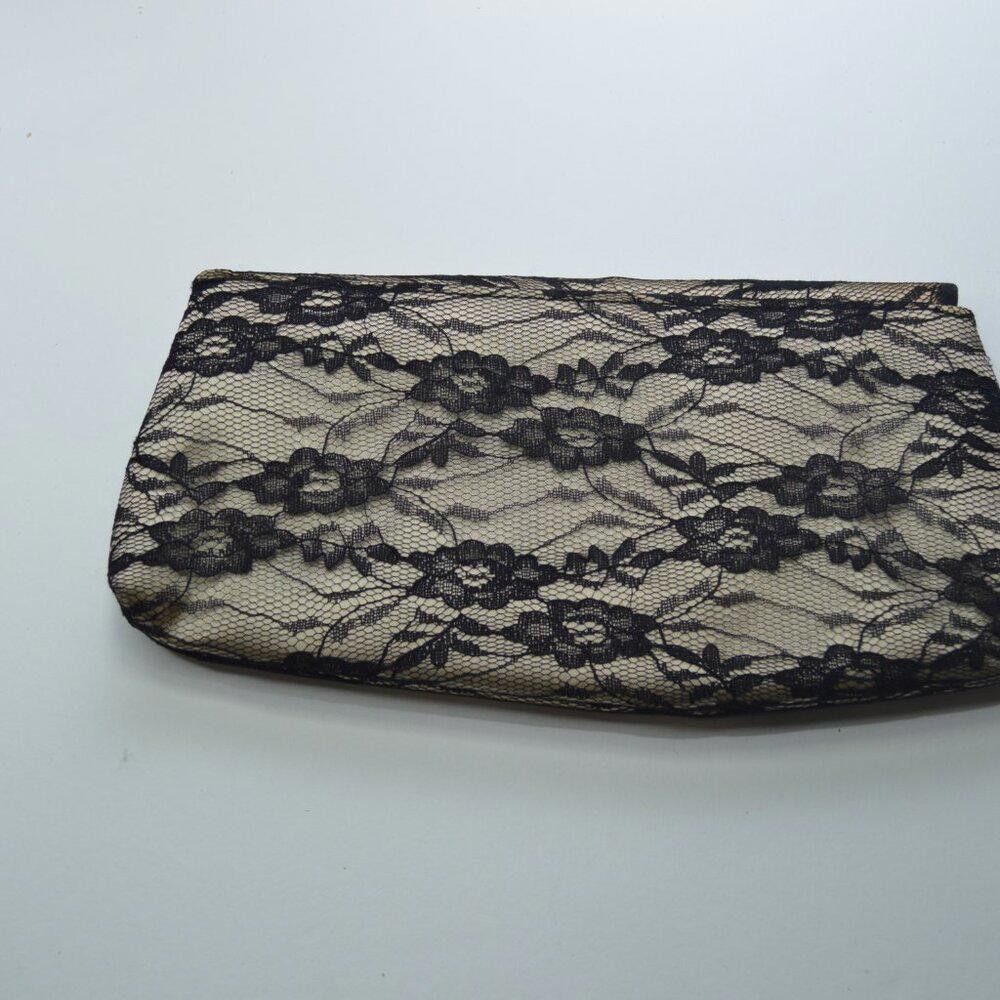 Designer Elegant Black Lace Clutch Size ONE SIZE - 3 Thumbnail