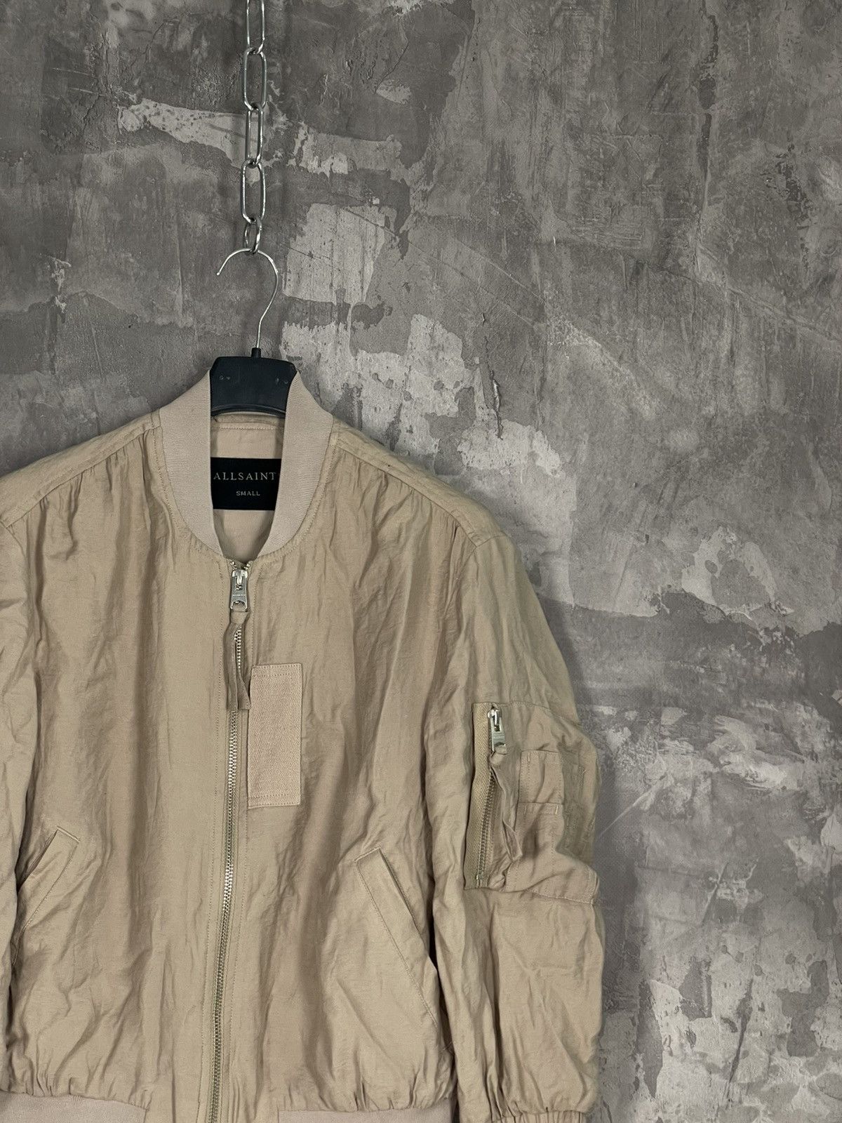 Allsaints All Saints Baggy Bomber jacket Avant Garde Jacket Size S / US 4 / IT 40 - 4 Thumbnail
