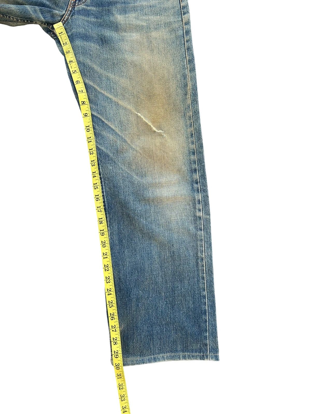 Levi's × Vintage Vintage Levis Selvedge Distressed Rusty MudWash Denim jeans Size US 30 / EU 46 - 17 Thumbnail