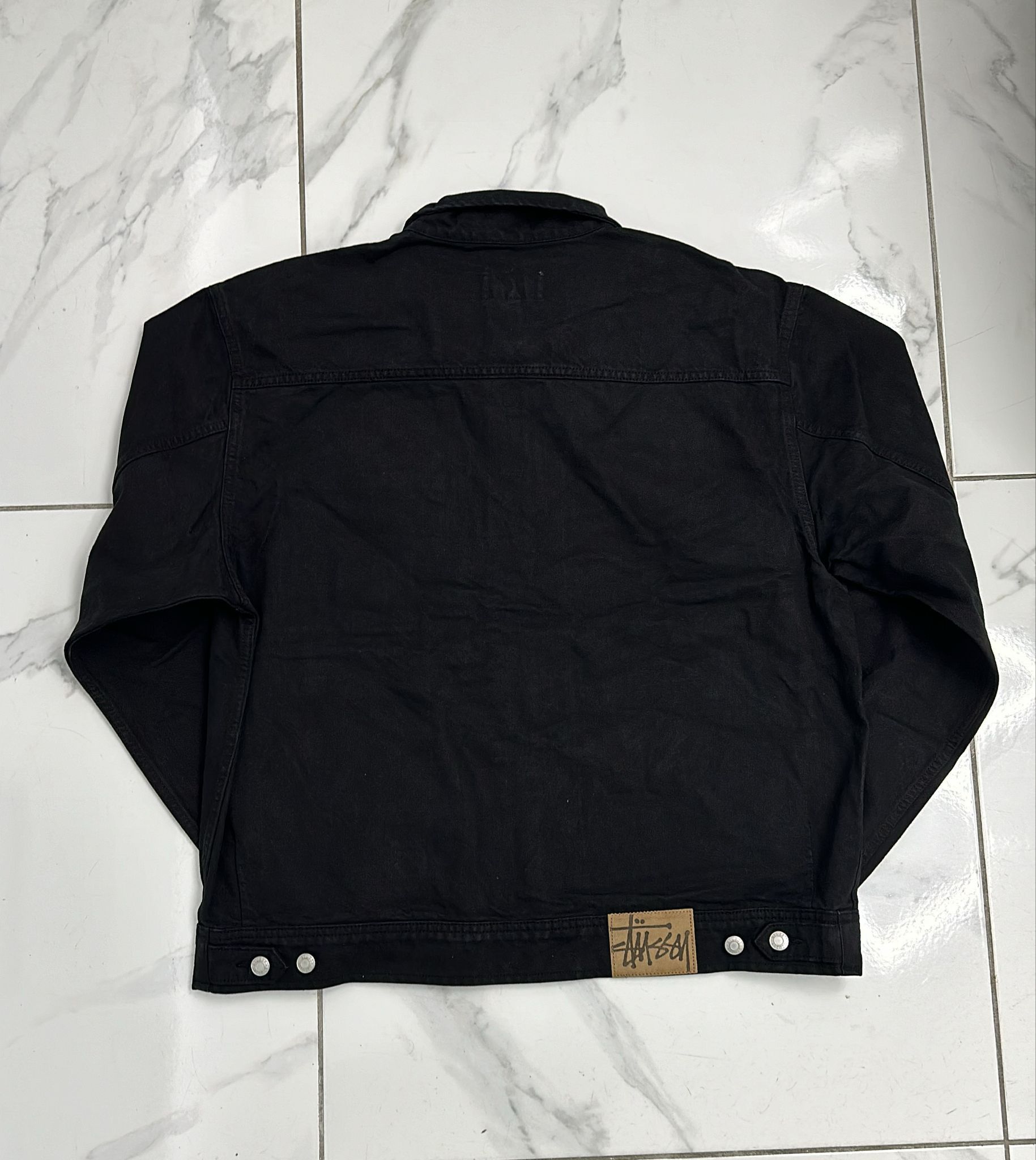 Stussy × Vintage Stüssy HO23 Zip Work Jacket “Black” Size US M / EU 48-50 / 2 - 3 Thumbnail