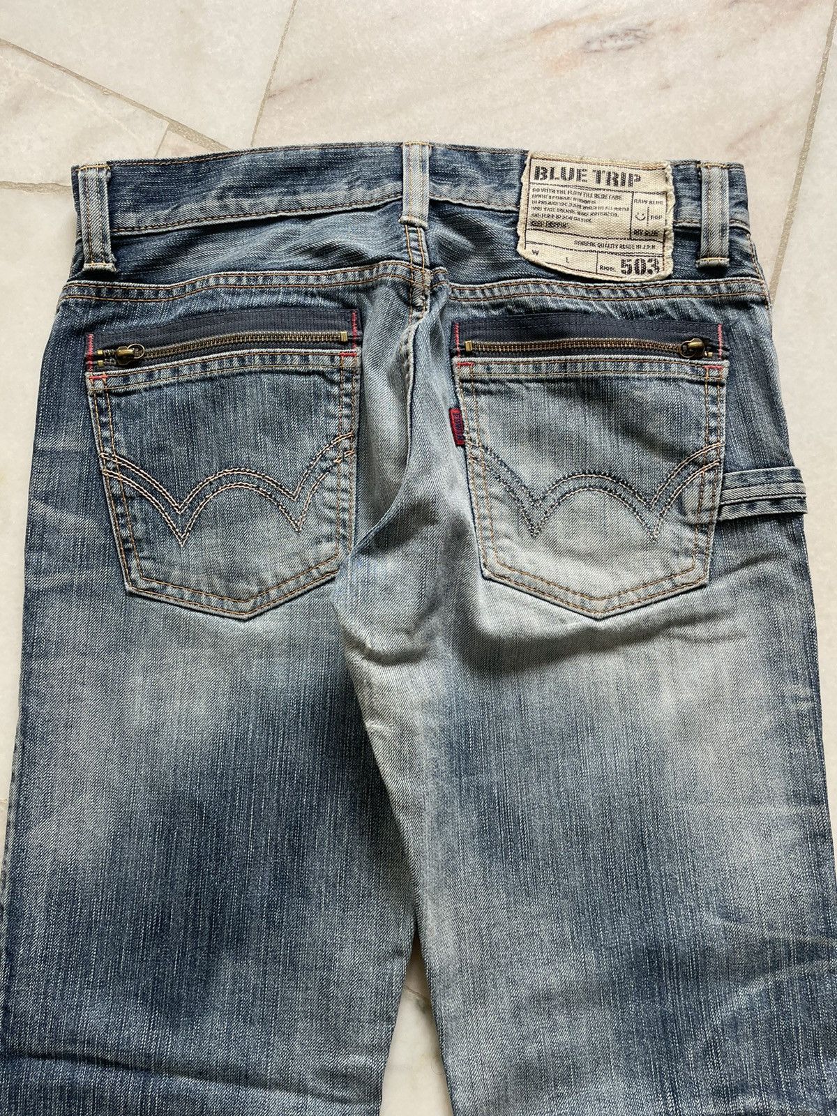 Edwin Vintage Edwin Blue Trip Jeans Size US 31 - 4 Thumbnail