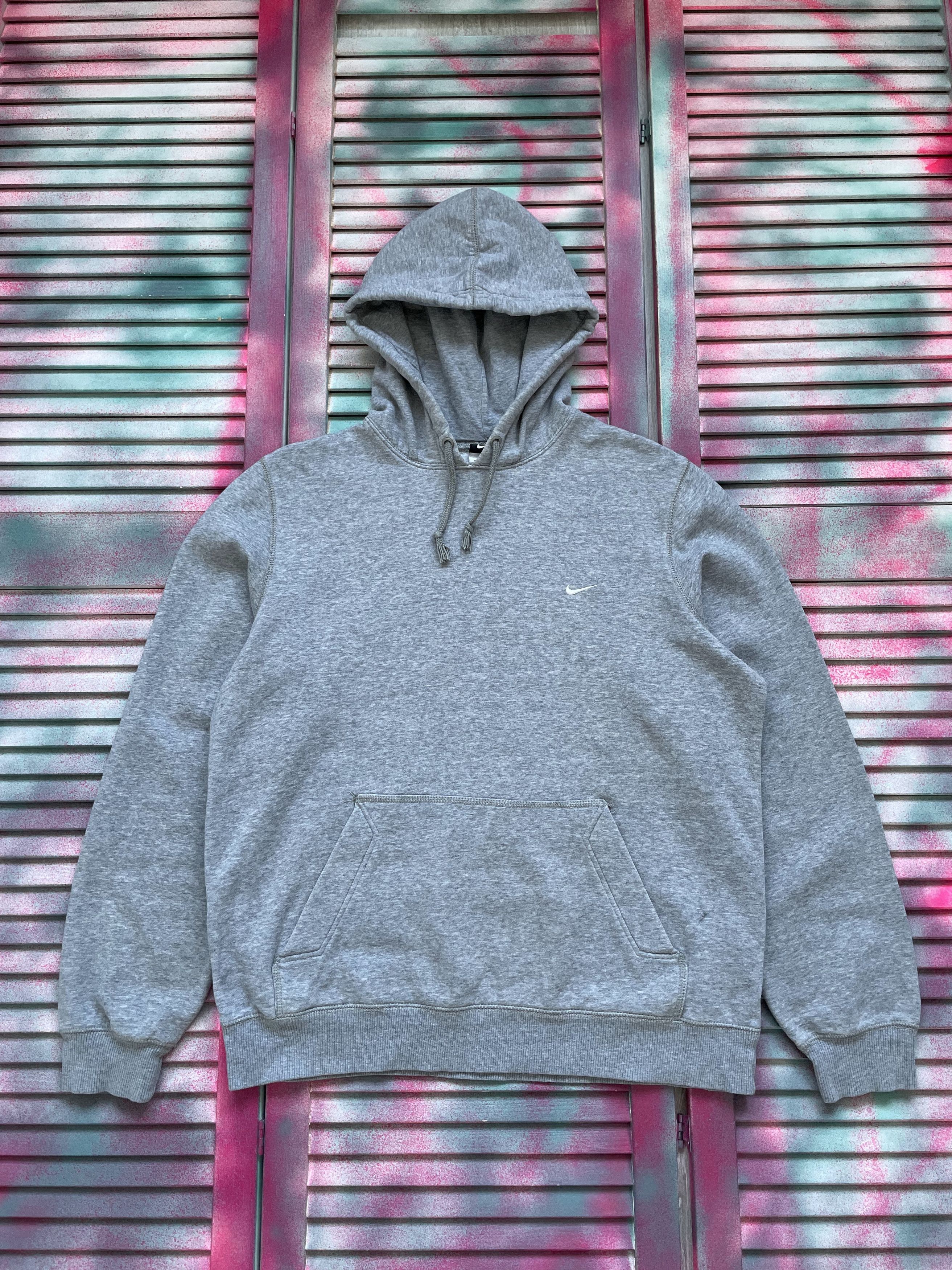 Nike Vintage 90s Nike Hoodie Swoosh Drill Size US M / EU 48-50 / 2 - 1 Thumbnail