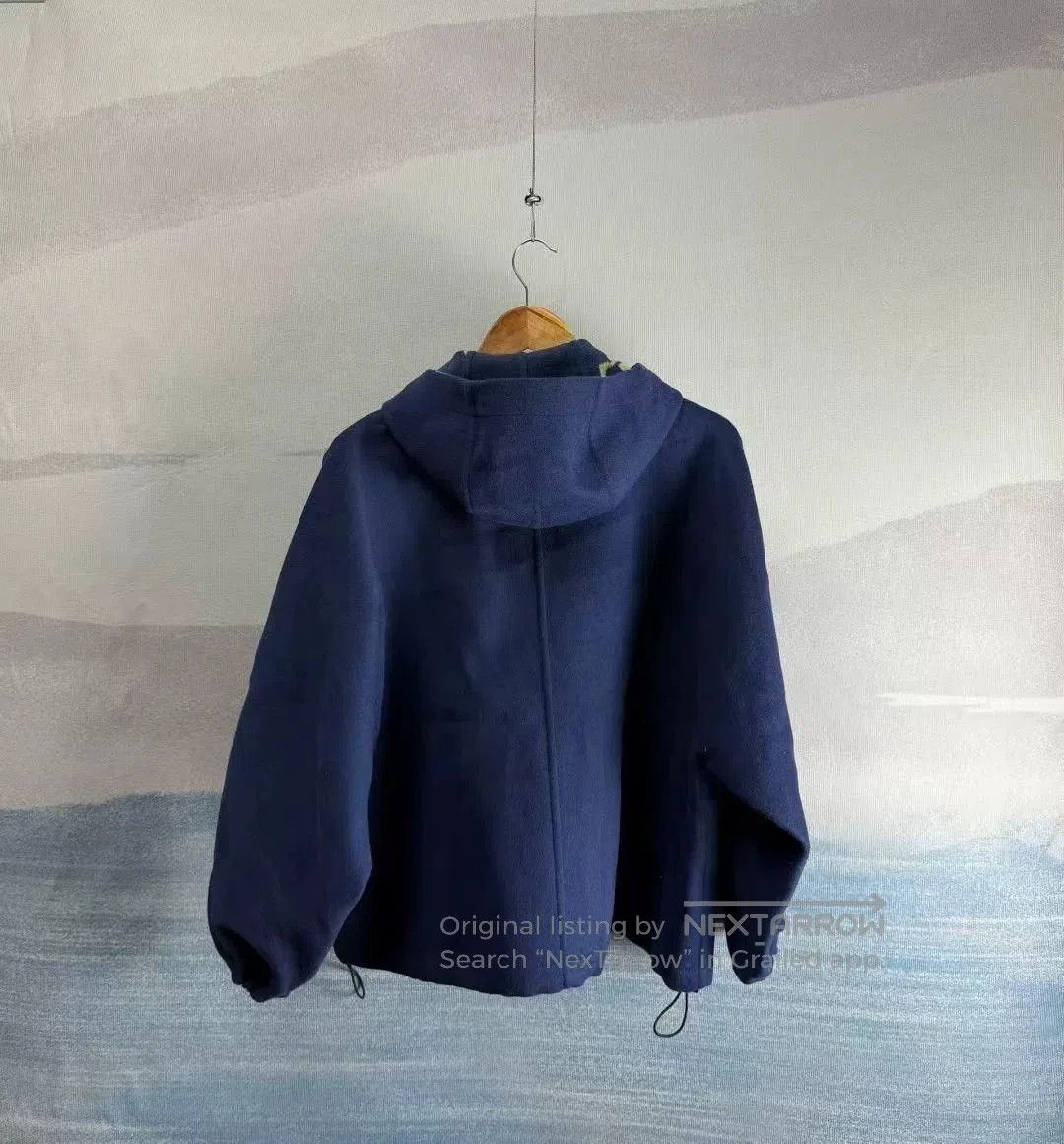 Louis Vuitton Louis Vuitton Blue Wool Cape Coat. Size S / US 4 / IT 40 - 2 Thumbnail
