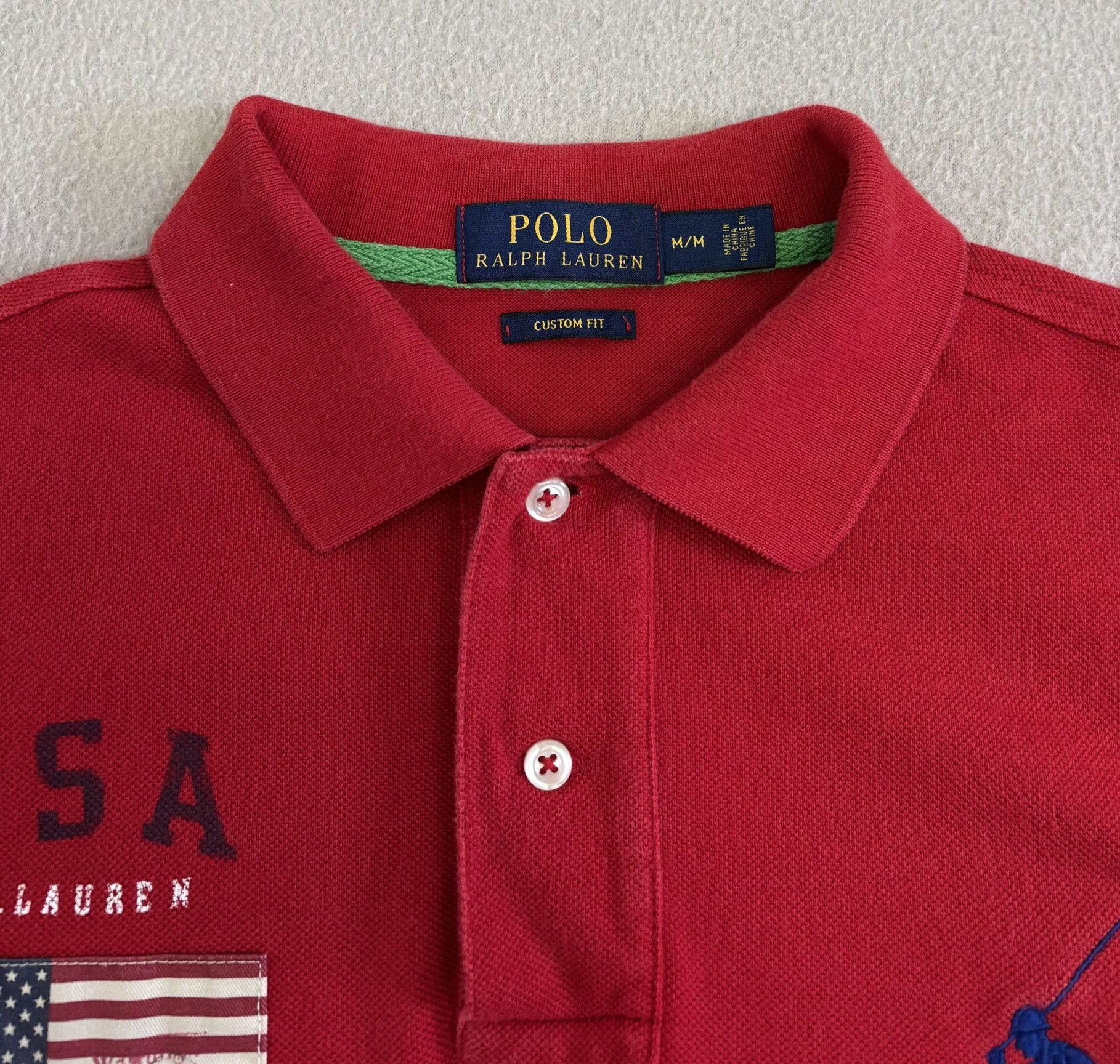 Polo Ralph Lauren Polo Ralph Lauren USA Red Medium Size US M / EU 48-50 / 2 - 13 Thumbnail