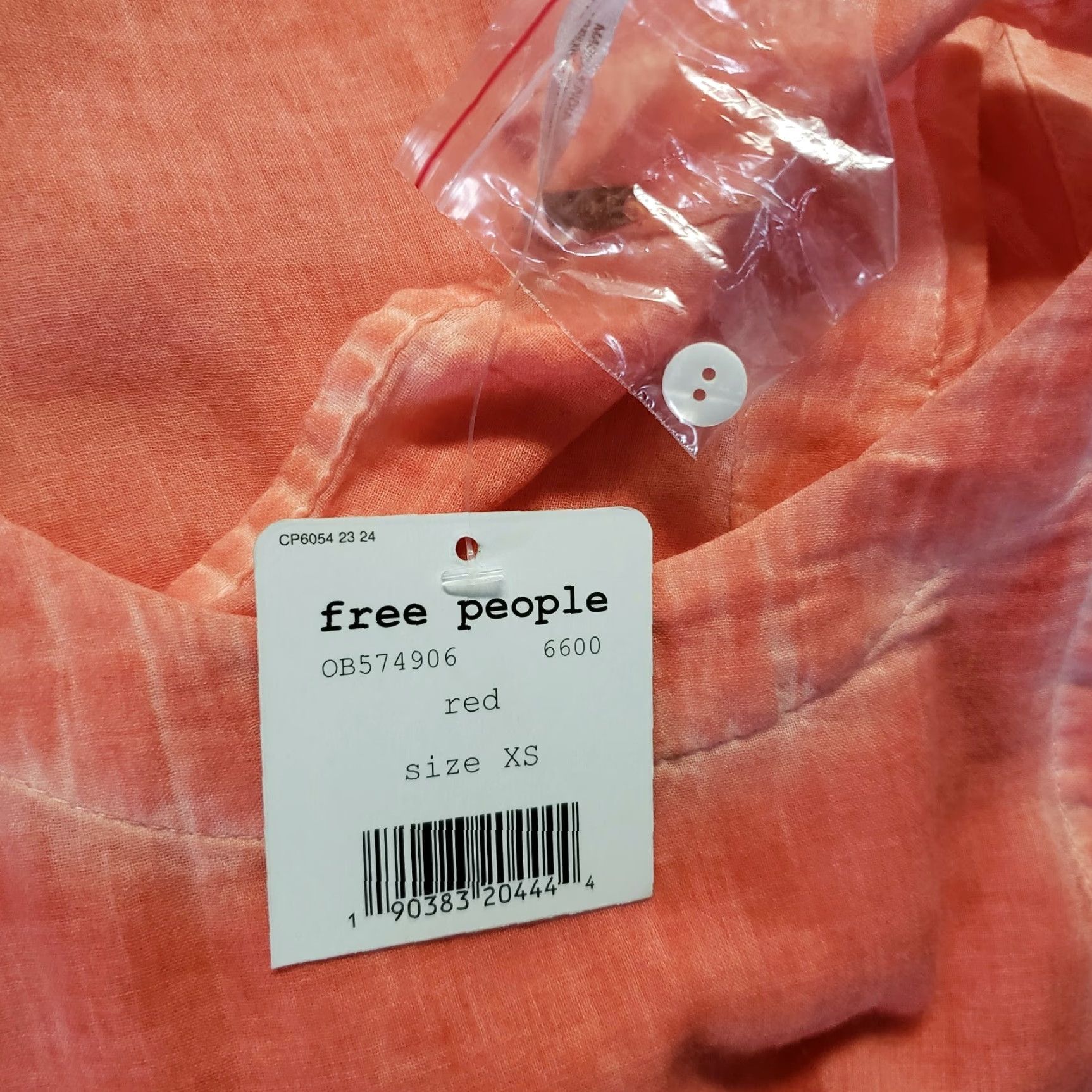 Free People Free People Womens Breathless Moments Tunic XS Red Sleeveless Shirt Blouse Casual Tunic Mens? Size XS / US 0-2 / IT 36-38 - 6 Thumbnail
