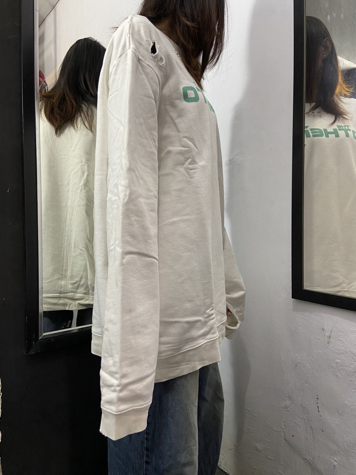 Raf Simons Raf Simons The Others Distressed FW20/21 Sweatshirt Size US XL / EU 56 / 4 - 24 Thumbnail