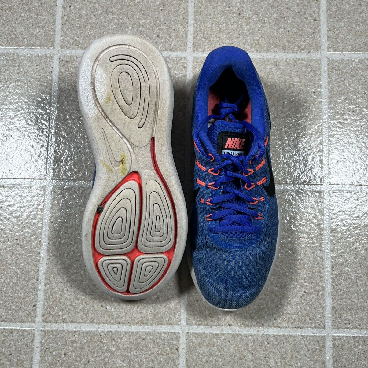 Nike Nike Womens Lunarglide 8 Blue Running Shoes Sneakers Size US 6 / EU 39 - 4 Thumbnail