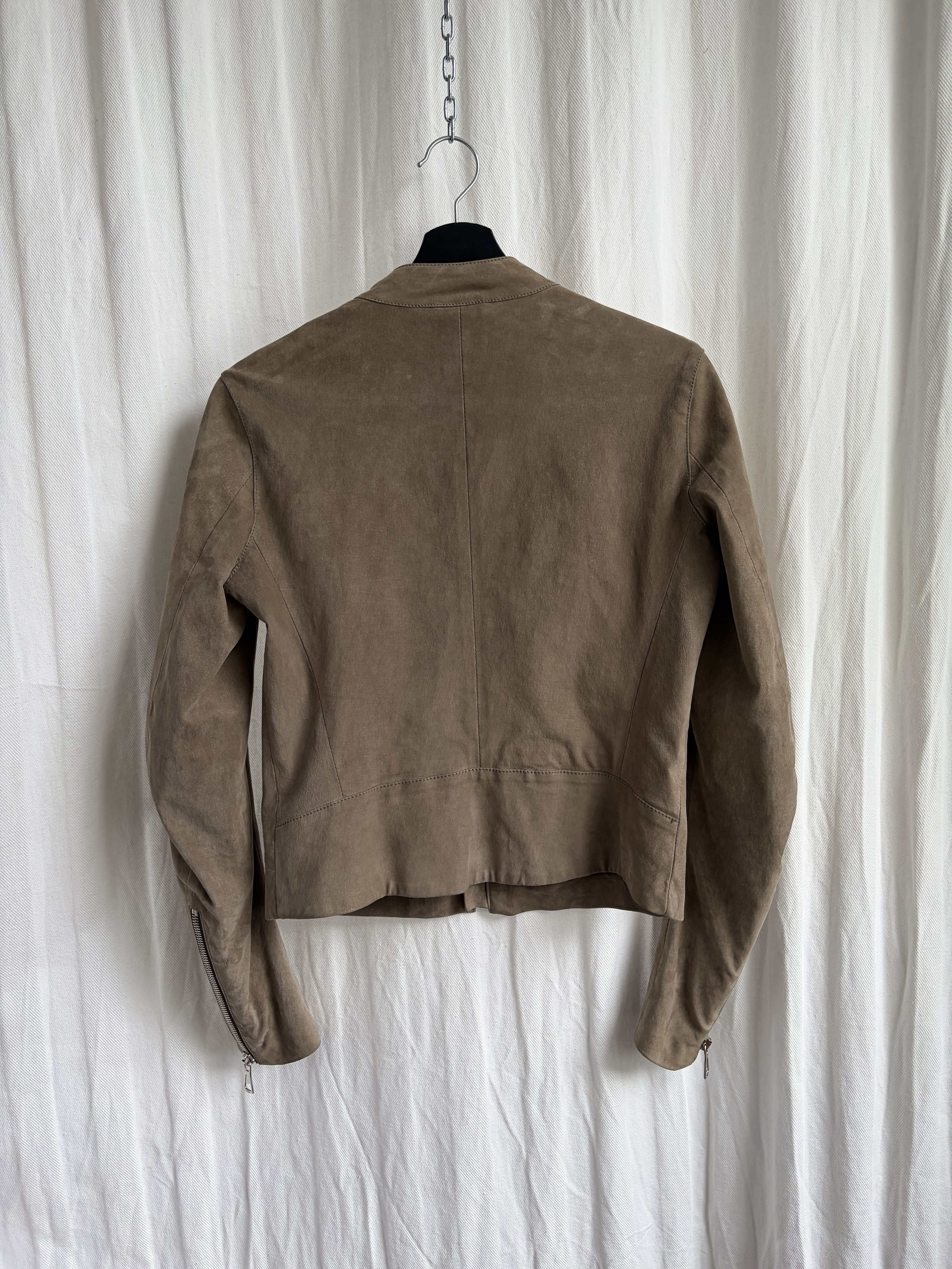 Maison Margiela AW11 Suede 5-Zip Leather Jacket Size L / US 10 / IT 46 - 4 Thumbnail