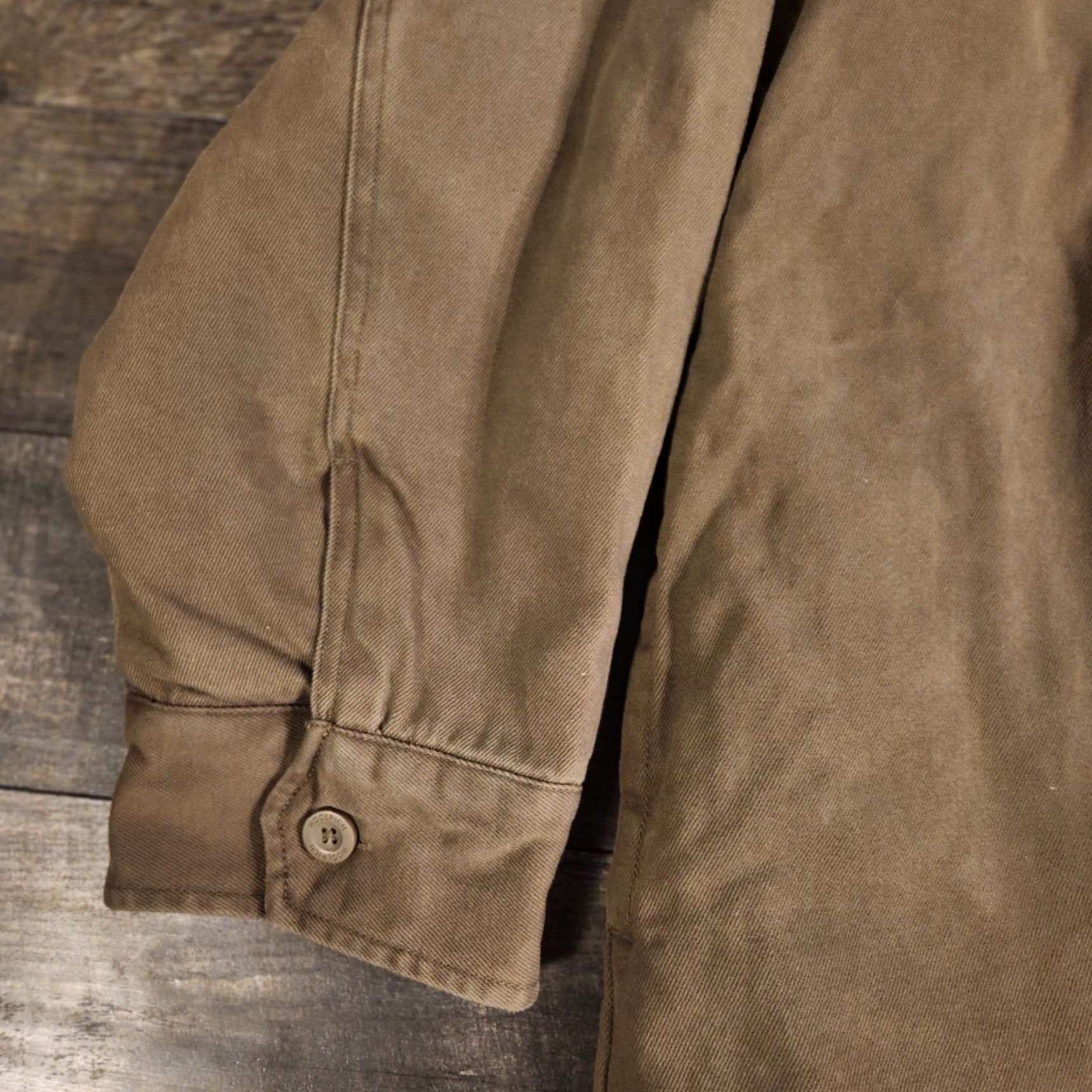 Vintage Woolrich Barn Coat Jacket Canvas Mens 3XL Olive Button Up Blanket Lined Chore Jacket Size US XXL / EU 58 / 5 - 6 Thumbnail
